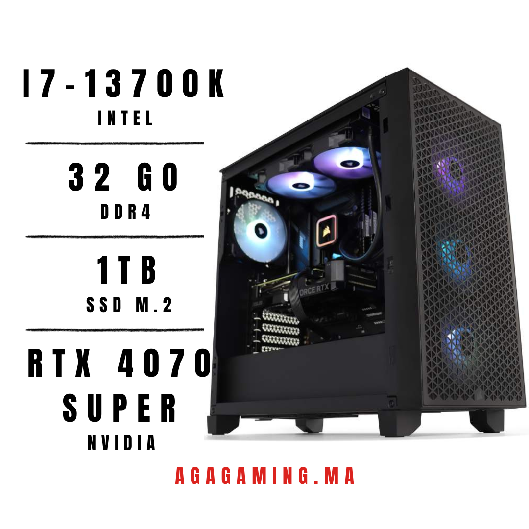 Pc Gamer i7-13700k/32Gb/1Tb/RTX 4070 super Pc Gamer i7-13700k/32Gb/1Tb/RTX 4070 super